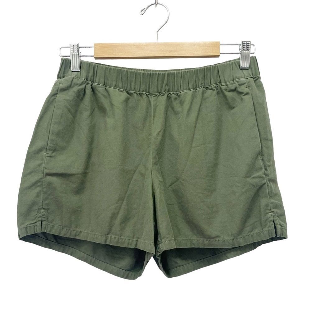 Madewell Casual Pull-On Shorts in Foliage Green Women’s Size Small Summer Preppy